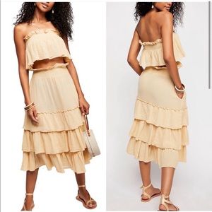 Free People Set - top and skirt